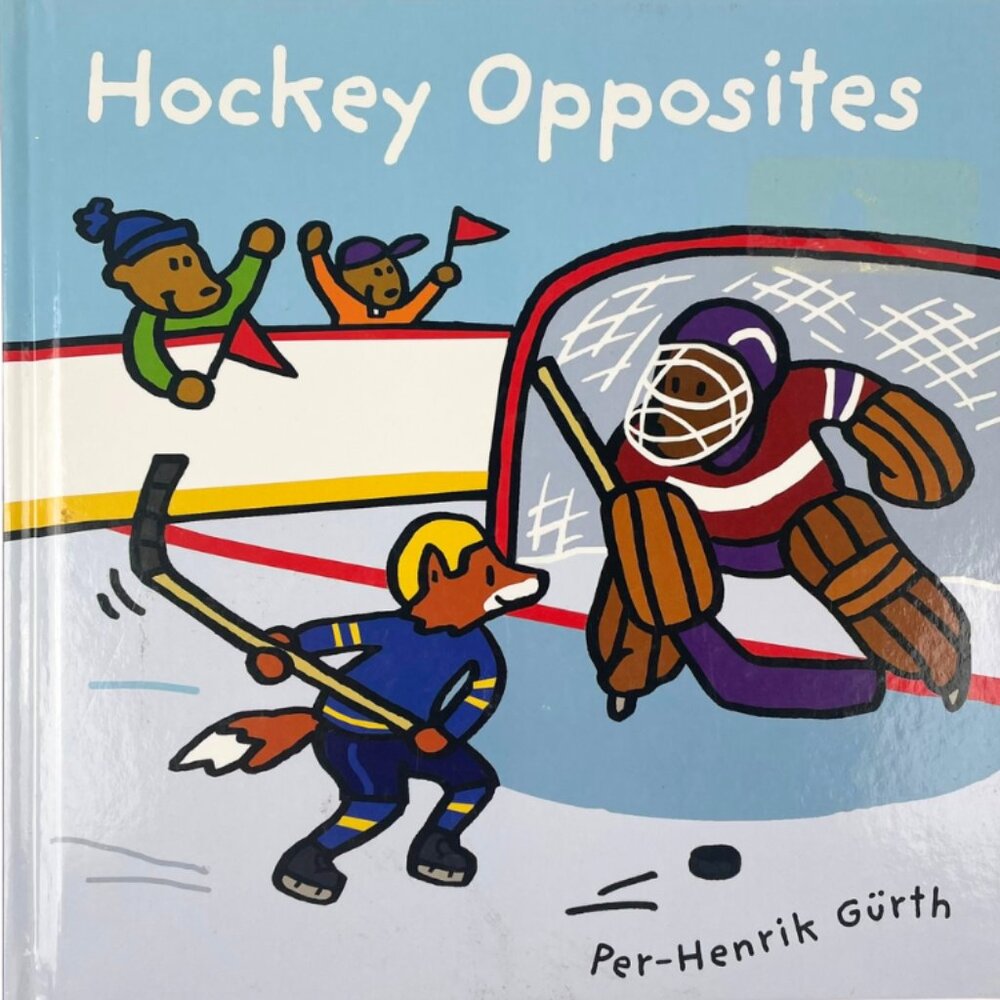 🍋 4/$20  Hockey Opposites | Kids Books Childrens Books